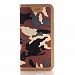 For iPhone 6S Plus Case, Karia Camouflage Book Wallet Folio Jive Leather Stand Flip Cover with Credit Card ID Slot Pockets for iPhone 6 Plus / iPhone 6S Plus 5.5 inch -Br