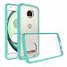 Moto Z2 Force Case, Moto Z2 Force Edition - Suensan Armor Clear PC Back TPU Shock Absorption Technology Raised Bezels Protective Cases Cover for Moto Z Force 2nd Generation (Mint Clear)