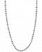Giani Bernini 24" Beaded Chain Necklace in Sterling Silver, Created for Macy's
