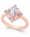 Charter Club Rose Gold-Tone Cubic Zirconia Ring, Created for Macy's