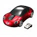 Generic USB 2.4ghz Wireless Optical Car Shaped Mouse for PC Laptop Red