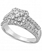Diamond Halo Cluster Engagement Ring (1-1/3 ct. t. w. ) in 14k White Gold