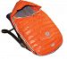 7AM Enfant Baby Shield Extendable Baby Bunting Bag Adaptable for Strollers, Orange Peel, Small
