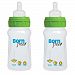 Born Free Eco Deco BPA Free ActiveFlow Baby Bottle - 9 oz Each / Pack of 2
