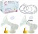 Breast Pump Kit for Medela Pump in Style Advanced Breastpump. Include Replacement Tubing for Pump In Style, 2 One-piece Breastshields (Replace Medela Personalfit 24mm), 2 Valves, and 4 Membranes. Replace Medela Personalfit Connector and Breastshield. S...
