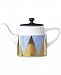 Lenox Luca Blue Azzurro Angles Teapot