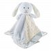 Snoozies Cozy Little Lovies Plush Satin Baby Blanket - Blue Bunny