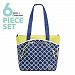 SoHo Collection, Chelsea 6 pieces Diaper Bag set *Limited time offer ! *