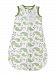 SwaddleDesigns Cotton Sleeping Sack with 2-Way Zipper, Made in USA, Premium Cotton Flannel, Kiwi Paisley, 12-18MO