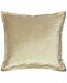 Donna Karan Velvet Quilted Vapor 20" Square Decorative Pillow Bedding