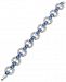 Marchesa Silver-Tone Cubic Zirconia Link Bracelet, Created for Macy's
