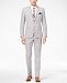 Nick Graham Men's Slim-Fit Stretch Light Gray Solid Suit