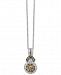 Le Vian Chocolatier Diamond Halo 18" Pendant Necklace (3/8 ct. t. w. ) in 14k White Gold