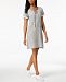Style & Co French-Terry Lace-Up Dress, Created for Macy's
