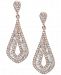 Classique by Effy Diamond Baguette Drop Earrings (1-1/2 ct. t. w. ) in 14k Rose Gold
