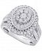 Diamond Cluster Statement Ring (2 ct. t. w. ) in 14k White Gold