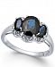 Sapphire (2-5/8 ct. t. w. ) & Diamond Ring (1/4 ct. t. w. ) in 14k White Gold