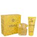 Versace Yellow Diamond by Versace for Women, Gift Set - 3 oz Eau De Toilette Spray + 3.4 oz Body lotion