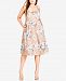 City Chic Trendy Plus Size Floral-Print A-Line Dress