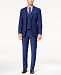 Tallia Orange Men's Slim-Fit Blue Stripe Vested Suit