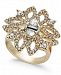I. n. c. Gold-Tone Crystal Statement Ring, Created for Macy's