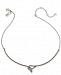 I. n. c. Woman Silver-Tone Pave Snake Collar Necklace, 16" + 3" extender, Created for Macy's