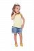 Pulla Bulla Toddler Girls' Ruffled Sleeveless Shirt 2 years - Lemon