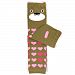 Wrapables® Animals and Fun Colorful Baby Leg Warmers, Brown Bear