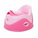 Children Toilet Learning potty Toilet-Trainer Toilet seat Footstool (Pink)