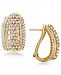 Wrapped in Love Diamond J-Hoop Earrings (2 ct. t. w. ) in 14k Gold, Created for Macy's