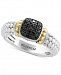 Balissima by Effy Diamond Beaded Ring (1/6 ct. t. w. ) in Sterling Silver & 18k Gold