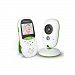 Portable Video Baby Monitor with LCD Display, Digital Camera, Infrared Night Vision, Two Way Talk Back, Temperature Monitoring, Lullabies, Long Range and High Capacity Battery, Green