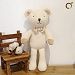 [Organic Shop] 100% Organic Cotton Baby Stuffed Animal Doll (Bear Doll)