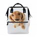 ALIREA Funny Dachshund Dog Diaper Bag Backpack, Large Capacity Muti-Function Travel Backpack