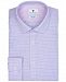 Ryan Seacrest Distinction Men's Ultimate Extended Sizing Slim-Fit Non-Iron Performance Stretch Lilac Dobby Check Dress Shirt, Created for Macy's