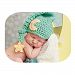 Fashion Newborn Boy Girl Baby Costume Knitted Photography Props Cute Hat (Green)