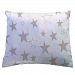 SheetWorld Crib / Toddler Baby Pillow Case - Grey Stars Jersey Knit - Made In USA
