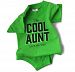 Funny Baby Clothes "The Cool Aunt Gave Me This" Green Bodysuit (0-6 months)