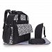 Fashion Mom Backpack/Bag with large capacity010 (Black)
