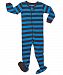Leveret Footed (5 Toddler, Chocolate & Blue)