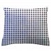 SheetWorld Crib / Toddler Percale Baby Pillow Case - Grey Gingham Check - Made In USA