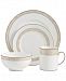 Vera Wang Wedgwood Dinnerware, Gilded Weave Gold 4-Pc. Place Setting
