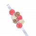 FANOUD Pregnant Woman Elastic Floral Pearl Maternity Sash For Photography And Dress Decoration (C)