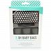 Oh Baby Bags Diaper Bag Clip-On Dispenser Gift Box with Disposable Bags for Dirty Diapers - Recycled Plastic - Gray Dot Duffle plus 48 Gray Unscented Bags