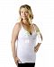 New Classic Pump&Nurse all-in-one Nursing Tank with built in hands-free pumping bra - White, S