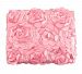 Zjskin Newborn Baby Photography Photo Props 3D Rose Flower Backdrop Beanbag Blanket Rug (0-6 months, Pink)