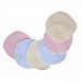 Dovewill Mixed Colors 3 Layer Combination Waterproof Lamination Absorbent Washable Reusable Breastfeeding Nursing Breast Pads Pack of 6