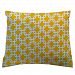 SheetWorld Percale Twin Pillow Case - Lemon Yellow Links - Made In USA