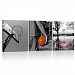 Kreative Arts - Black and White Basketball Sports Themed Canvas Wall Art for Boys Room Baby Nursery Décor Kids Room Ball Boys Gift Ready to Hang Canvas Set of 3