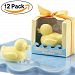 AiXiAng 12pcs Artistic Scented Little Duck Soap for Wedding Favors Gifts or Baby Shower Soap